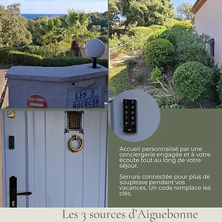 Les 3 Sources D'aiguebonne, Vue Et Esterel, Plages A Pied